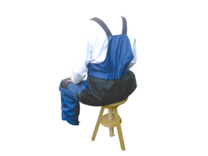 Segelhose Rückenteil im Sitzen